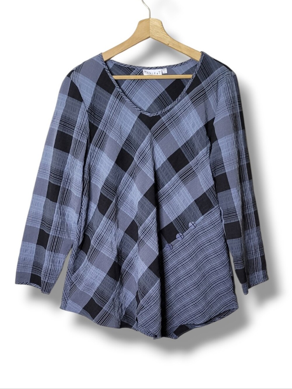 Habitat Plaid Tunic Top